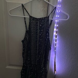 Black-and-white romper